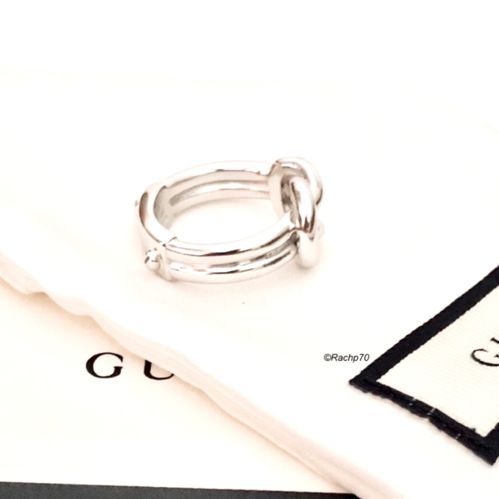 Authentic Gucci Grande Knot Ring Size 7 - Picture 5 of 9